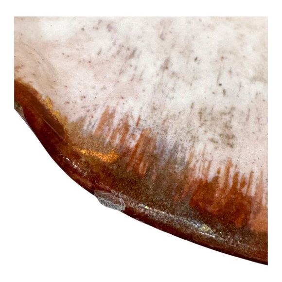 Vintage Italy Pottry Hand-Painted Italian Ceramic Floral Decorative Bowl 7" READ - Picture 9 of 11